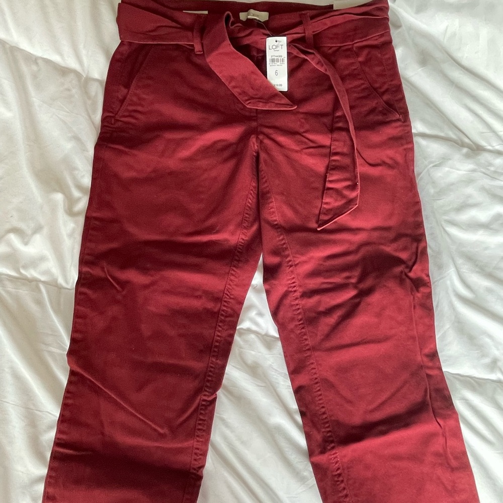 Loft Chino pants with belt